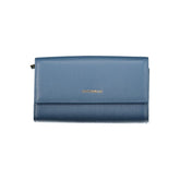 Blue Leather Women Wallet