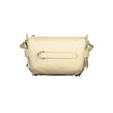 Beige Leather Women Handbag