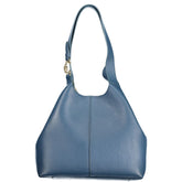 Blu Leather Woman Bag