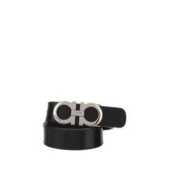 Black Calf Leather Bos Taurus Belt