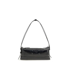 Black Calf Leather Bos Taurus Shoulder Bag