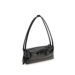 Black Calf Leather Bos Taurus Shoulder Bag