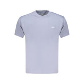 Blue Cotton Men's T-Shirt