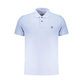 Azzurro Cotton Men Polo Shirt