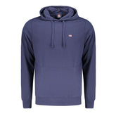Blue Cotton Men's Hoodie