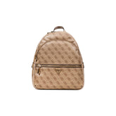 Beige Polyethylene Backpack