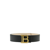 Black Leather Regular Belt