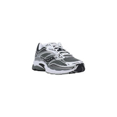 Gray Synthetic Athletic Sneakers