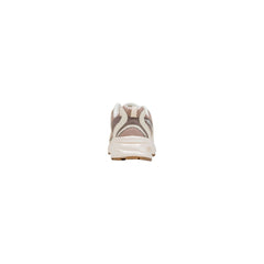 Pink Suede Leather Athletic Sneakers
