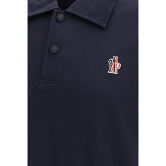 Blue Polyamide Polo Shirt