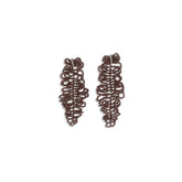 Bordeaux Silver Earrings