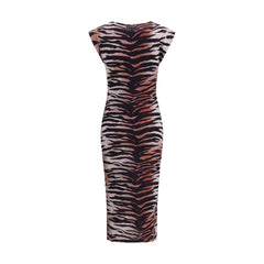 فستان كاجوال قطني متعدد الألوان