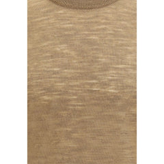 Beige Linen Shortsleeve Shirt