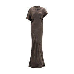 Brown Copper Long Dress