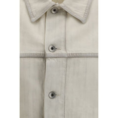 White Cotton Denim Jacket