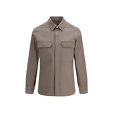 Brown Denim Shirt