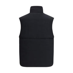 Black Polyamide Sleveless Jacket