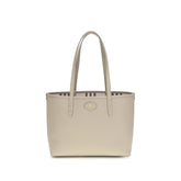 Beige Calf Leather Bos Taurus Shoulder Bag