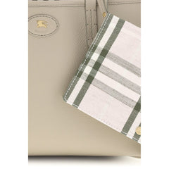 Beige Calf Leather Bos Taurus Shoulder Bag