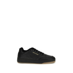 Black Calf Leather Bos Taurus Low Top Sneakers