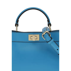Blue Calf Leather Bos Taurus Shoulder Bag
