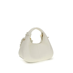 White Recycled Polyester Shoulder Bag