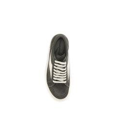 Black Cotton High Top Sneakers