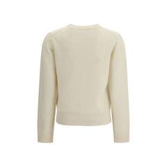 Beige Merino Wool Sweatshirt