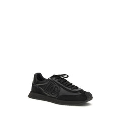 Black Calf Leather Bos Taurus Athletic Sneakers