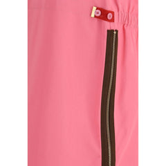 Multicolor Viscose Midi Skirt