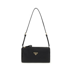 Black Silk Shoulder Bag