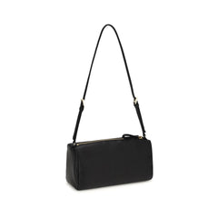 Black Silk Shoulder Bag