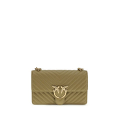 حقيبة كتف Bos Taurus من جلد العجل ثنائية اللون