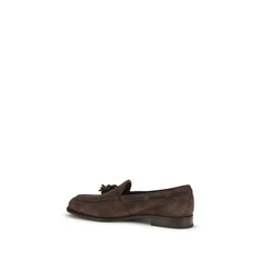 Brown Calf Leather Bos Taurus Slip-On Loafers