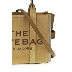 حقيبة كتف من جلد العجل البيج Bos Taurus