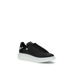 Black Calf Leather Bos Taurus Chunky Sneakers