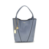 Blue Calf Leather Bos Taurus Shoulder Bag