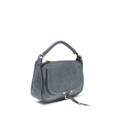Blue Calf Leather Bos Taurus Shoulder Bag