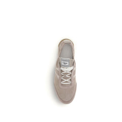 Beige Calf Leather Bos Taurus Athletic Sneakers