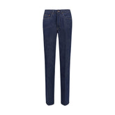 Blue Cotton Slim Fit Jeans