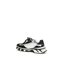 Black Calf Leather Bos Taurus Athletic Sneakers