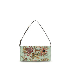 Multicolor Silk Clutch Bag