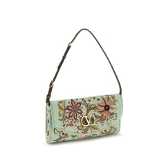 Multicolor Silk Clutch Bag