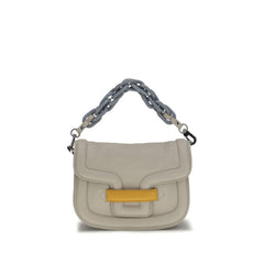 Gray Goatskin Shoulder Bag