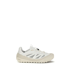 White Polyamide Athletic Sneakers