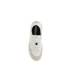 White Polyamide Athletic Sneakers