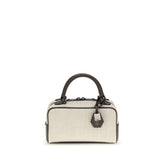Gray Polyamide Handbag