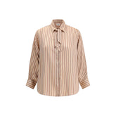 قميص متعدد الألوان بنقشة من الفسكوز