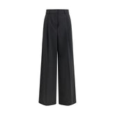 Black Polyester Pants