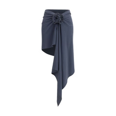 Gray Polyamide Cover-Ups